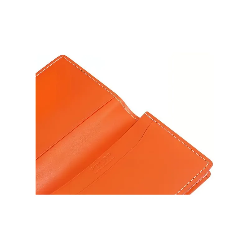 GOYARD MALESHERBES Canvas With Leather Card Holder Unisex Orange-3