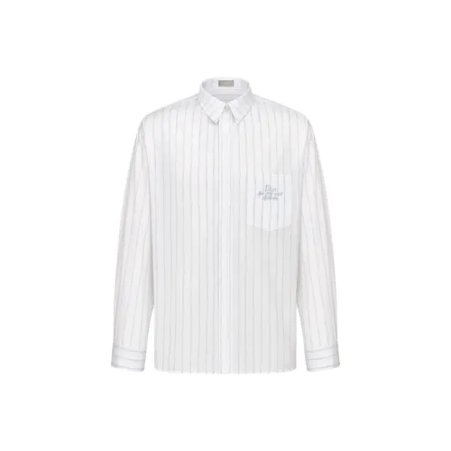 DIOR SS25 DIOR AND HYLTON NEL Shirt Men's White