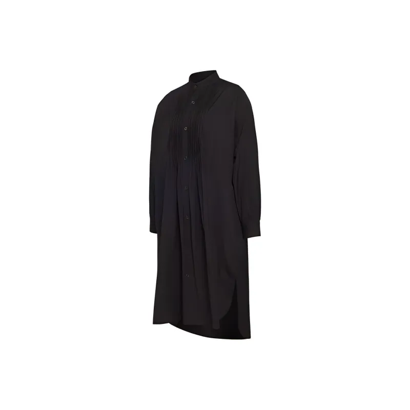 Yohji Yamamoto Long Sleeved Dresses Women's Black-2