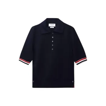 THOM BROWNE· Polo Shirt Men's Marine Blue