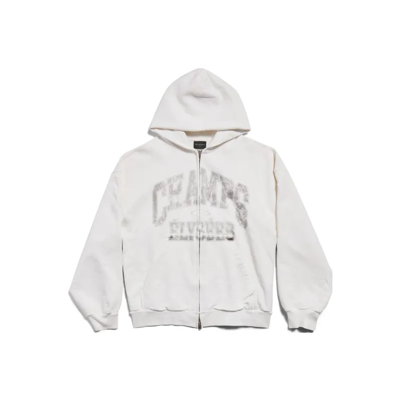 Balenciaga FW24 Sweatshirt Regular Fit Unisex White-0
