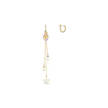 Swarovski Out Of This World Earrings Women's Purple/Gold Plated