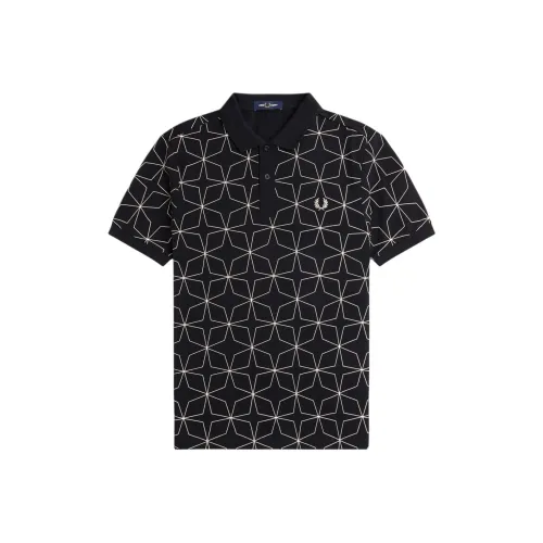 FRED PERRY Geometric print Polo Shirt