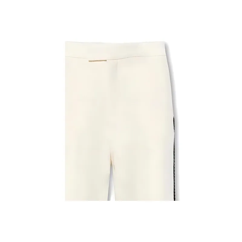 GUCCI Wide Leg Tweed Trousers-3
