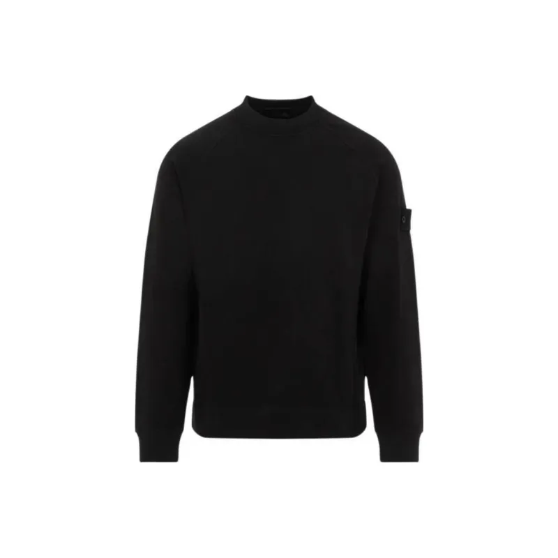STONE ISLAND Logo Patch Crewneck Sweatshirt-0
