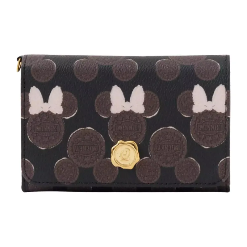 Disney Cotton Wallet Women's Brown & Black-0