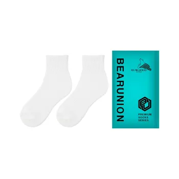 BEAR UNION Mid Calf Socks Unisex Combo Set