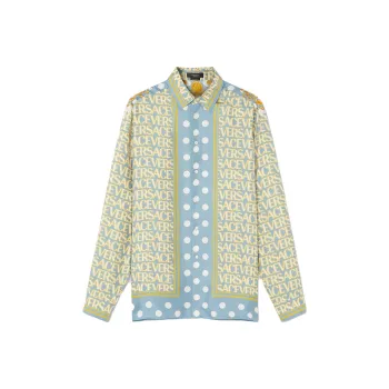 VERSACE Shirts Men Yellow
