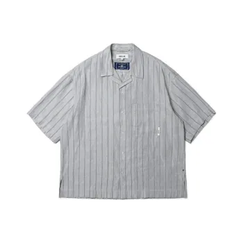 UPXIW Shirts Men Gray