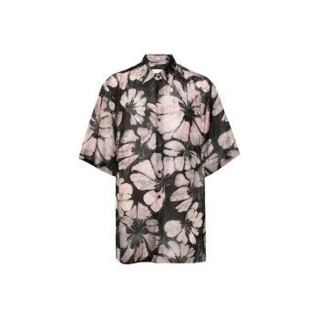 DRIES VAN NOTEN Cassidye Printed Short Sleeved Shirt