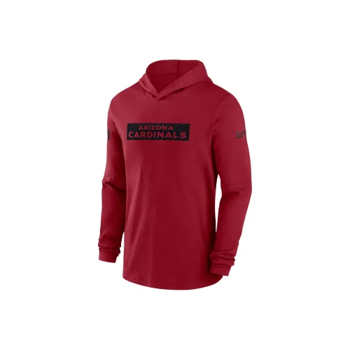 Nike Arizona Cardinals Sideline Men's Nike Dri FIT Nfl Long Sleeve Hooded Top