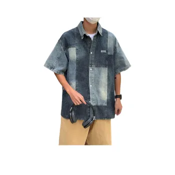 RASHOMONG Denim Jacket Unisex Blue