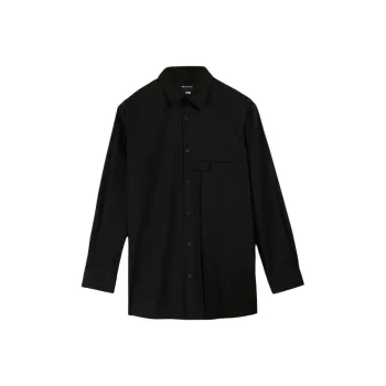 Y 3 Free Shipping With AdiClub Y 3 Pleated Pocket Shirt