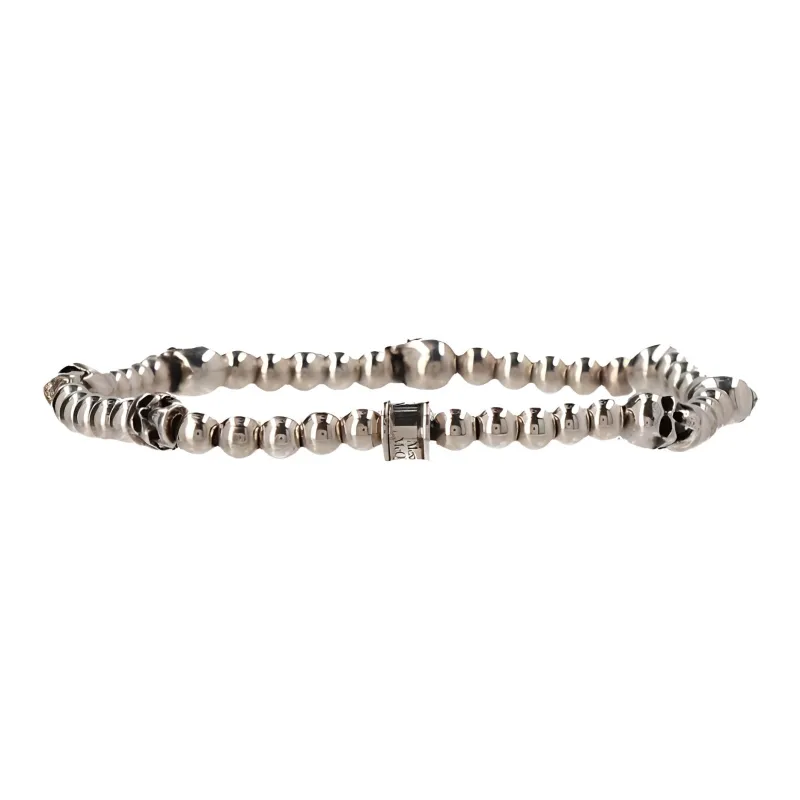 Alexander McQueen Beaded Skull Bracelet-1