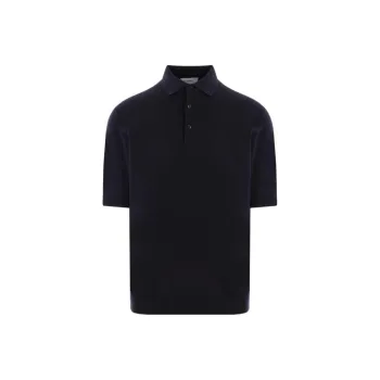 LARDINI Polo Shirts Men Blue