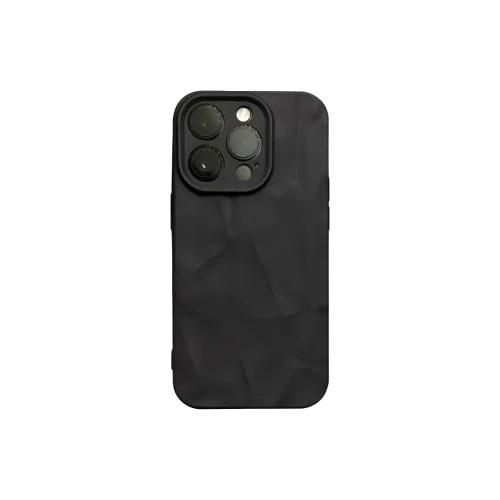 Wei Xin Acrylic Material Solid Color Pleated Phone Cases Compatible With IPhone 16/15 Pro Max/Apple 13/14 Pro/Max