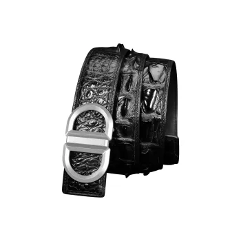 CATELLES Crocodile Leather Belts Men's 3.5cm