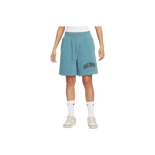 Nike Sportswear Phoenix Fleece Casual Shorts Women's Smoke Blue