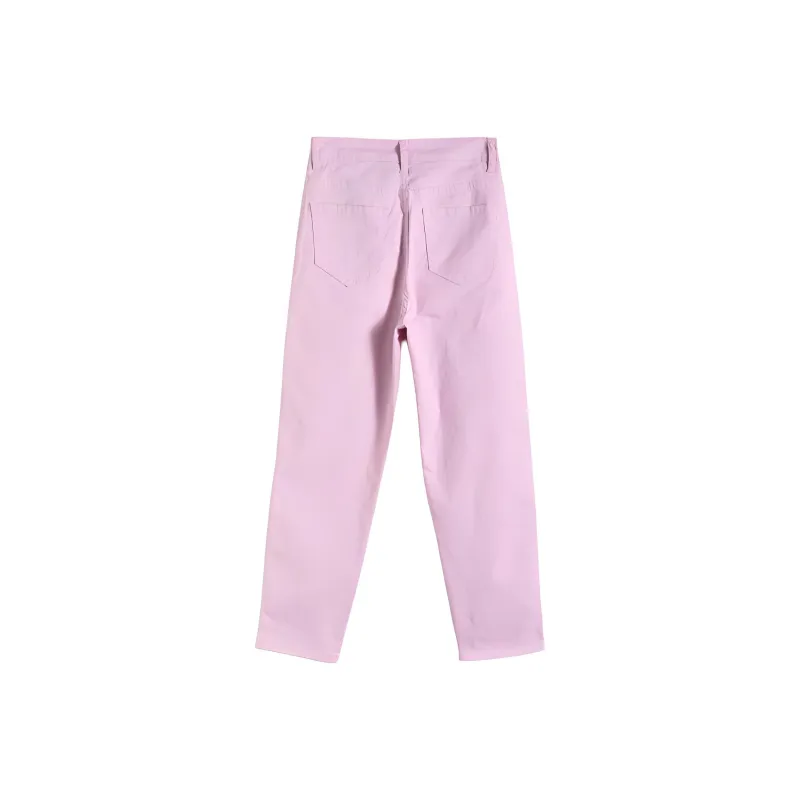 SITOL Jeans Women's Purple Pink-1