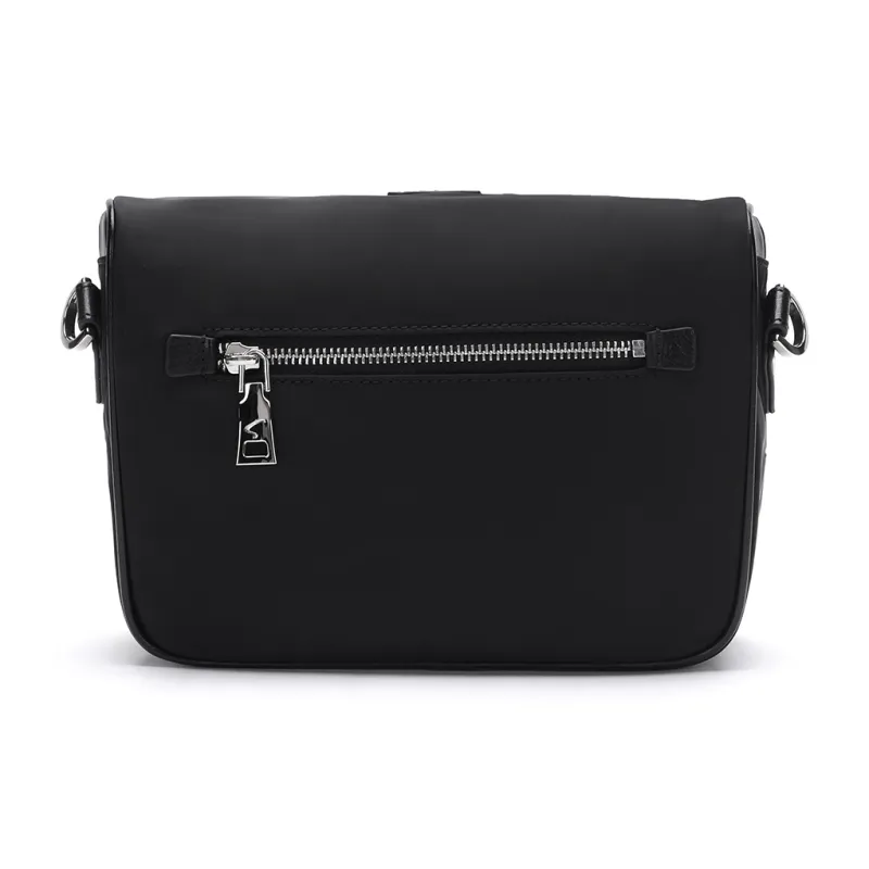 Satchi Fabric Shoulder Bag Regular Men's Black-3