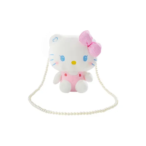 Sanrio Hello Kitty Polyester Crossbody Bag Women's Pink White