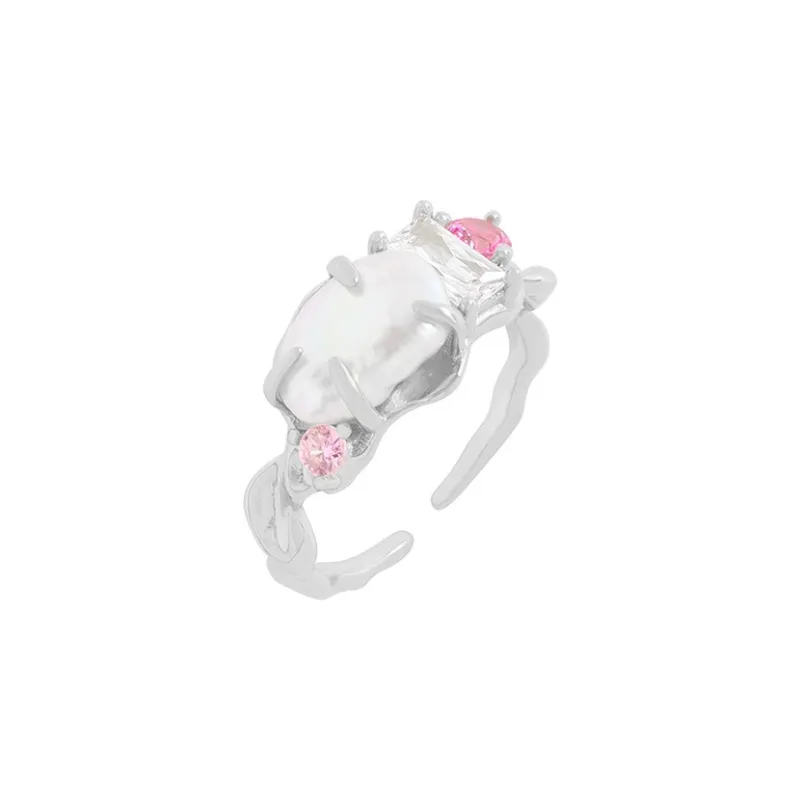 ZHENZHUAOMI Pearl Rings Women's-3
