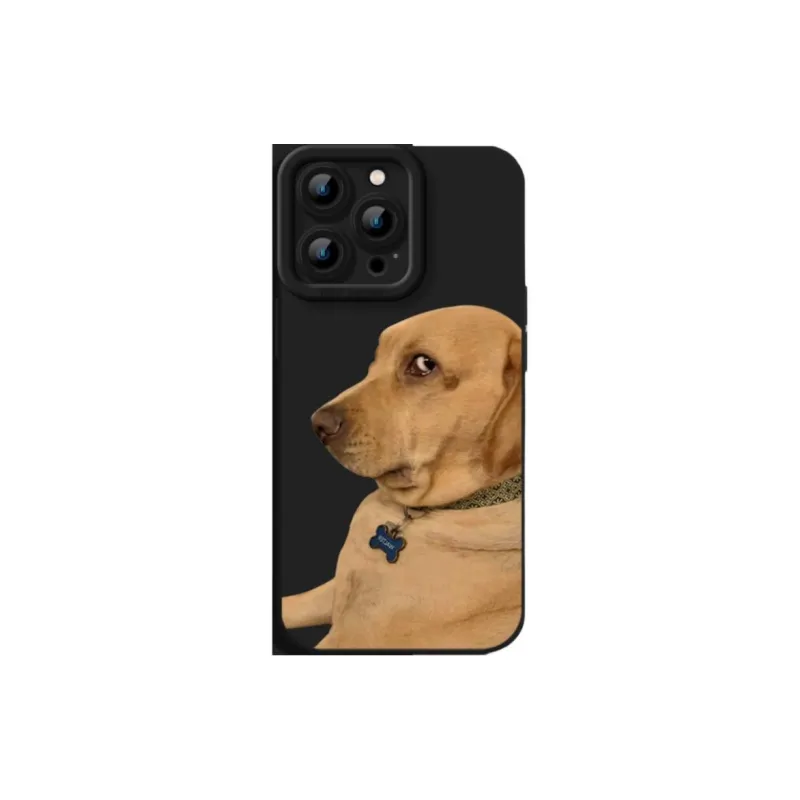 Wei Xin Silicone Material Couple's Corgi Puppy Phone Cases Compatible With IPhone 16/15 Pro Max/Apple 13/14 Pro/Max-4