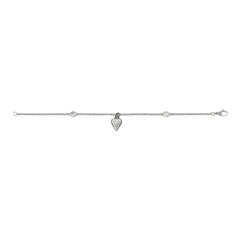 GUCCI Love heart Charm Bracelet-1