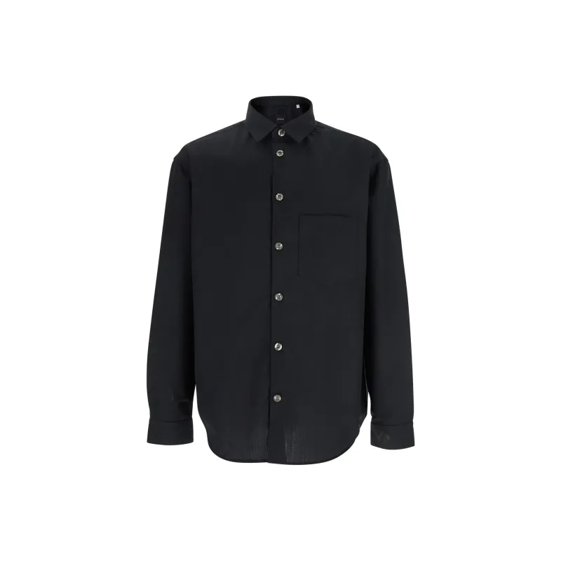 BE PLAIN Shirts Men Black-0