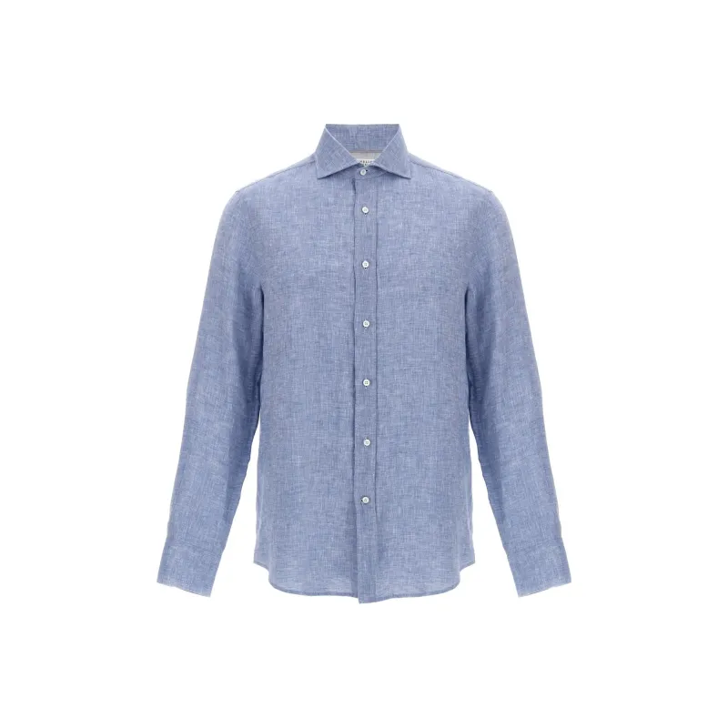 Brunello Cucinelli Buttoned Long Sleeved Shirt-0