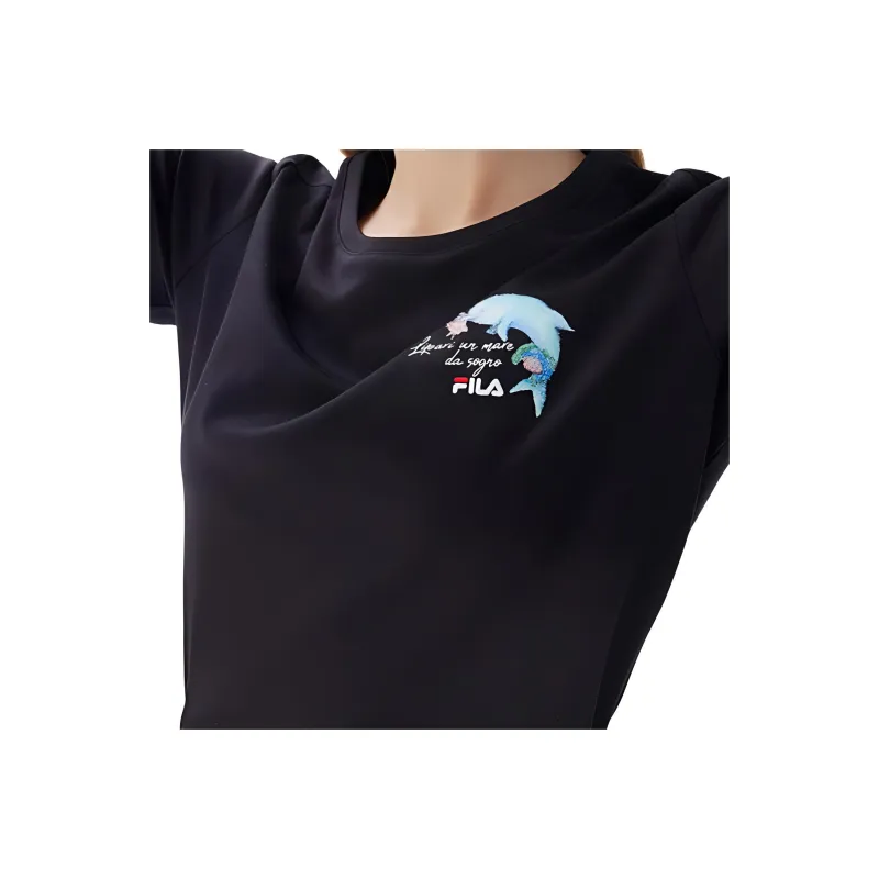 FILA T Shirts Women's Black-5