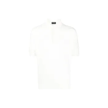 Ermenegildo Zegna Plain Short sleeved Polo Shirt