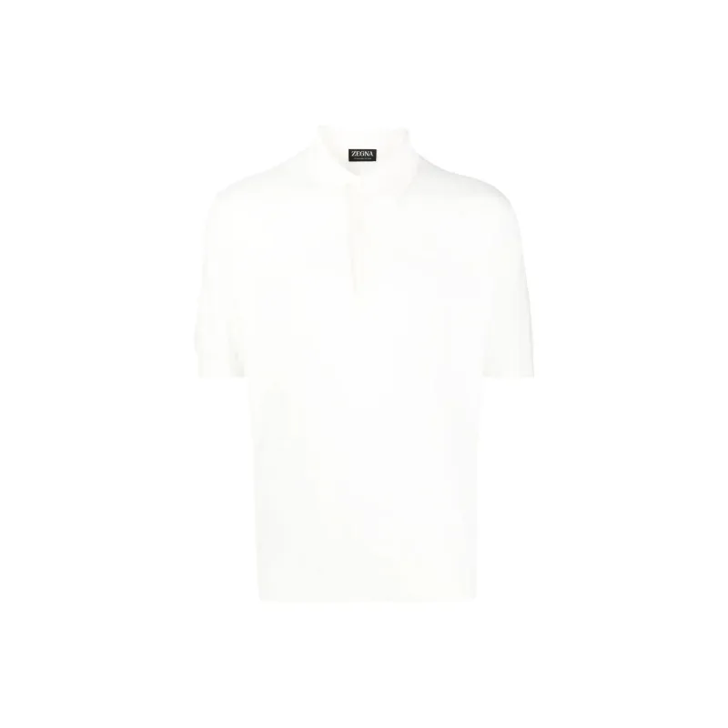 Ermenegildo Zegna Plain Short sleeved Polo Shirt-0