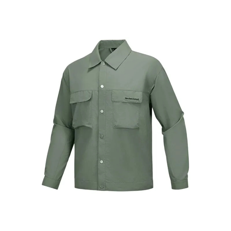 Skechers Sportlife Shirt Unisex Orchid Green-0