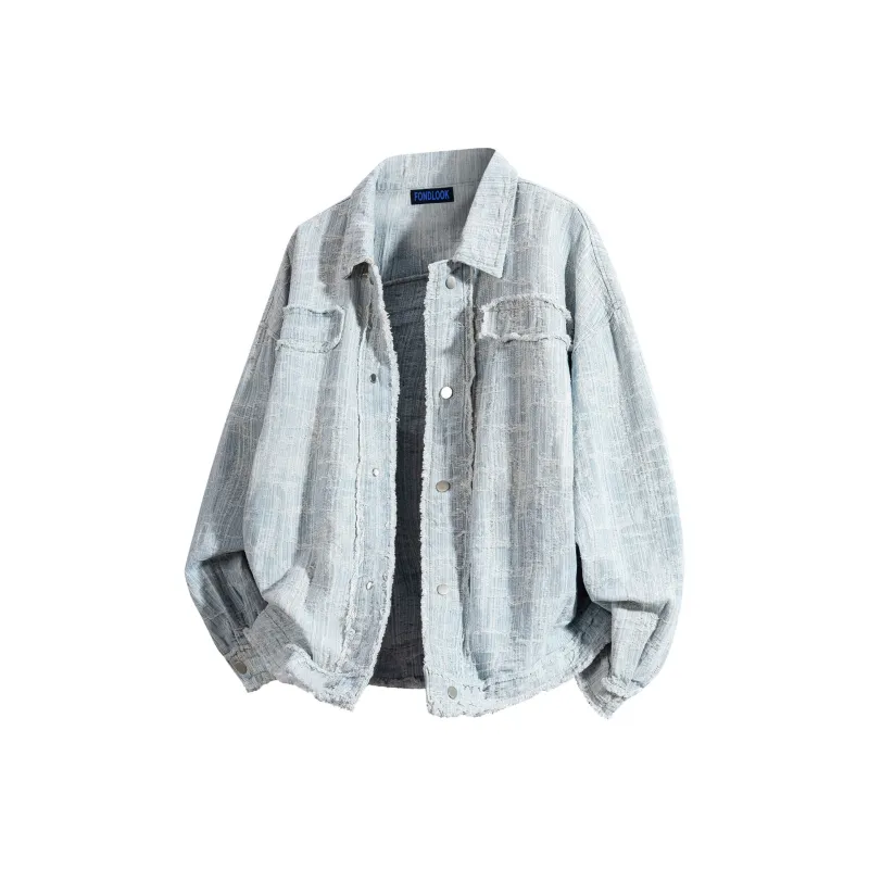 TESTUNG Denim Jackets Unisex-5