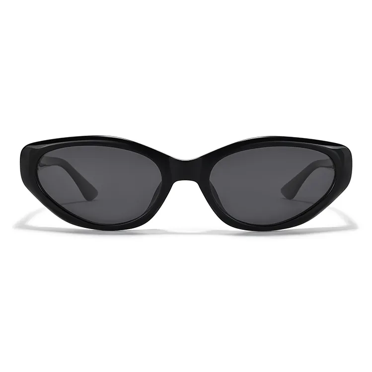 Sagawa Plate Frame Cat Eye Sunglasses Unisex-1