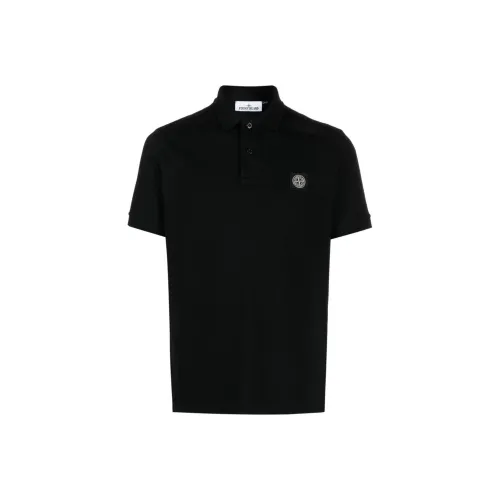 STONE ISLAND Logo Patch Polo Shirt
