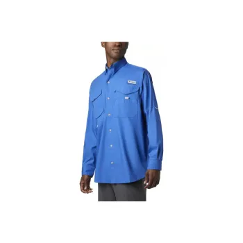 Columbia PFG Bonehead Shirts Men Dark Blue