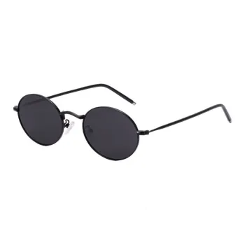 Thunder Pailong Metal Round Sunglasses Unisex