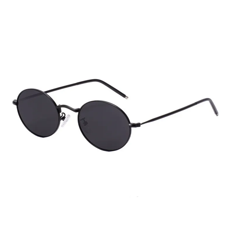 Thunder Pailong Metal Round Sunglasses Unisex-0