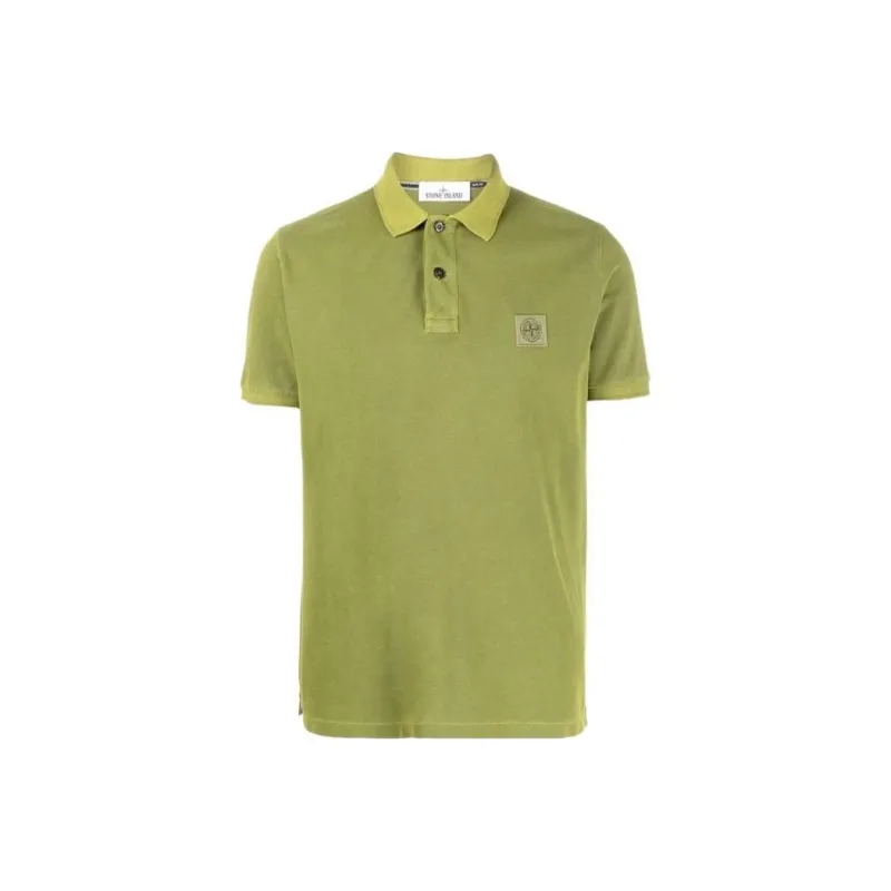 STONE ISLAND Polo Shirt Men's Green-0