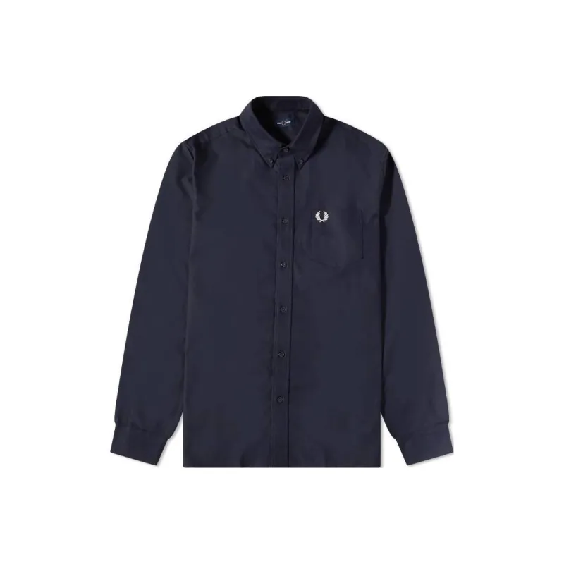 FRED PERRY Shirt Men's Marine Blue-0