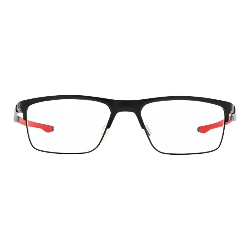 Oakley Titanium Rectangular Eyeglass Frames Unisex Black-0