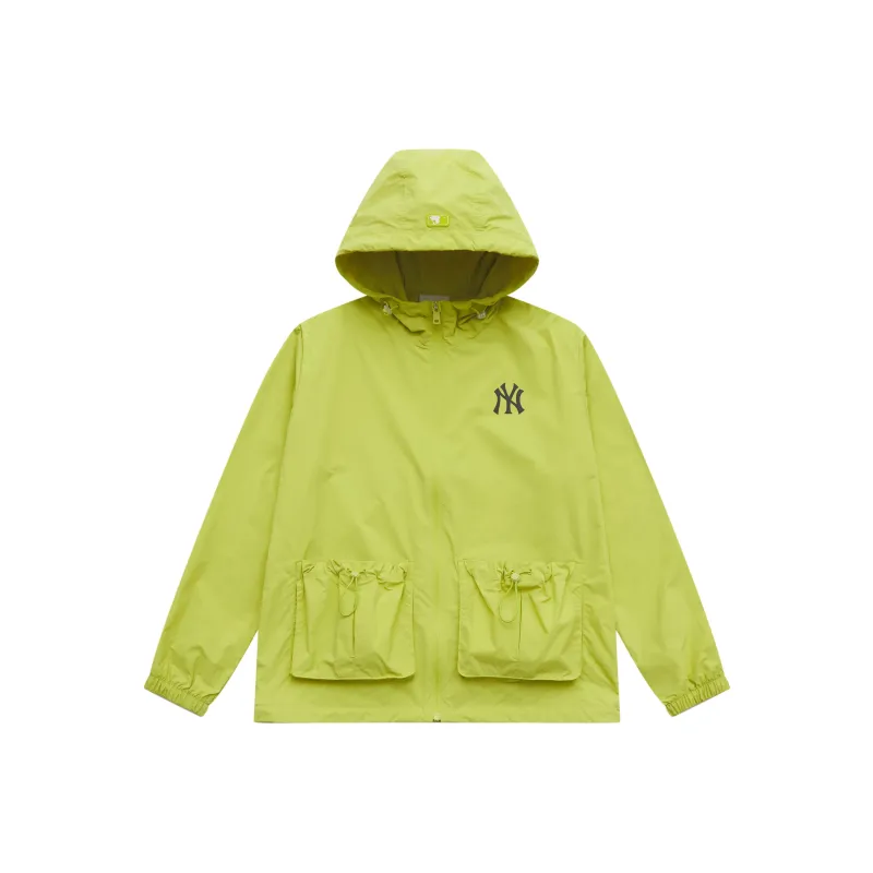 MLB New York Yankees Basic Collection SS25 Windproof Jacket Unisex Light Olive Green-0