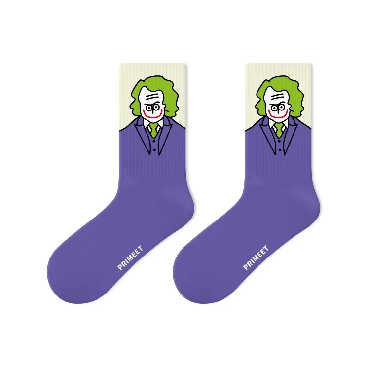 Primeet Mid Calf Socks Unisex 5 Pack-10