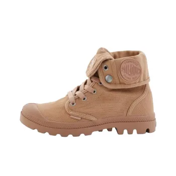 Palladium BAGGY Anti Slip Wear Resistant High Top Casual Shoes Women's Beige