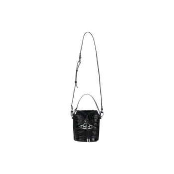 Vivienne Westwood Daisy Orb Plaque Drawstring Bucket Bag