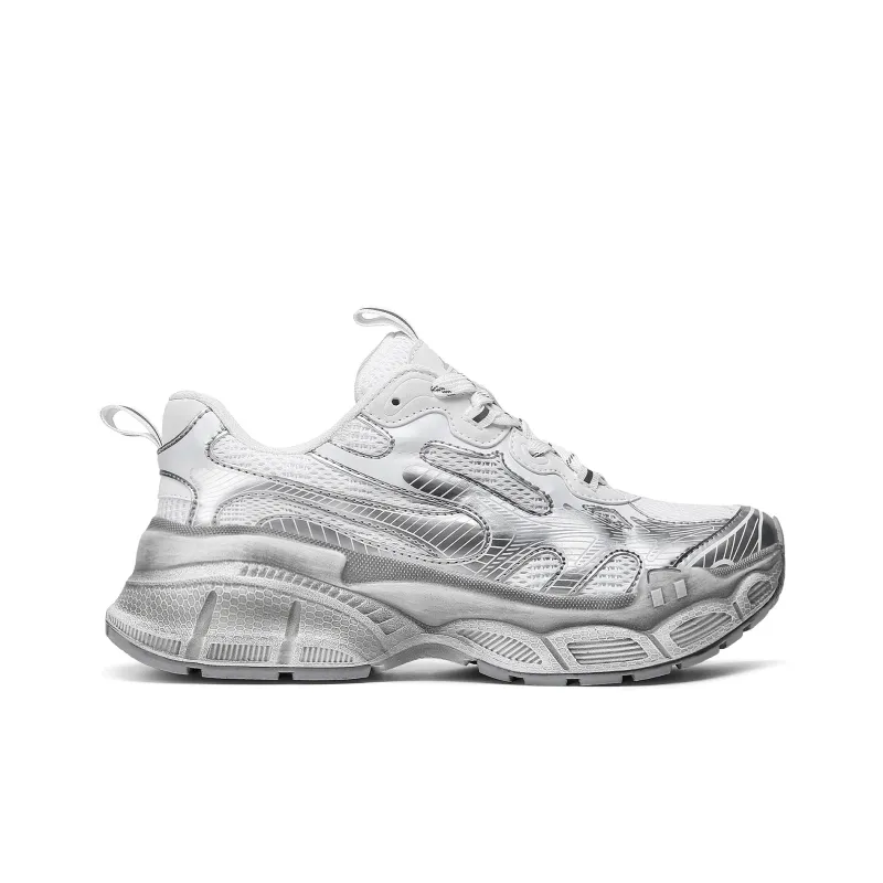 TEPOR Cushioned Slip Resistant Abrasion Resistant Low Top Chunky Sneakers Unisex-2