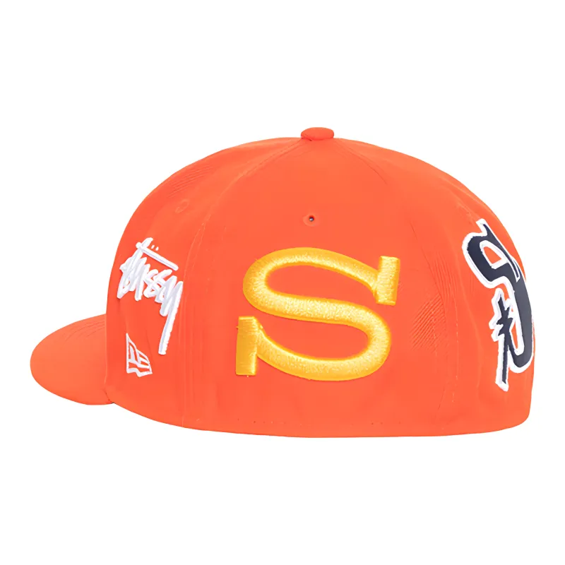 Stussy Baseball Caps Unisex Orange-2