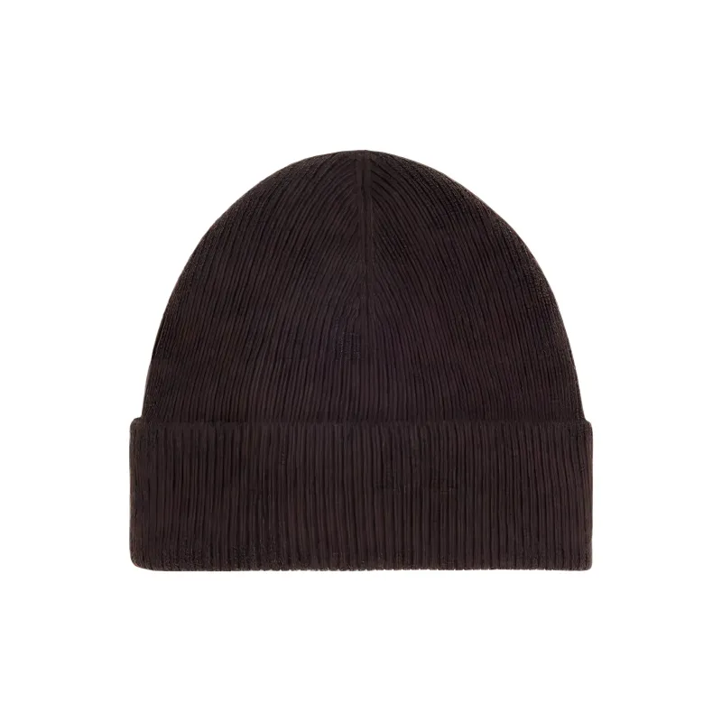 AMIPARIS Paris Logo Embroidered Ribbed Knit Beanie-1